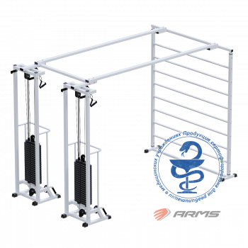 Биотонус-2+шведская стенка (стек 2х75кг) AR088.2х2400