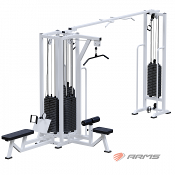 Блочная станция с кроссовером (стек 4 х 100 кг) AR091 х 4 х 100