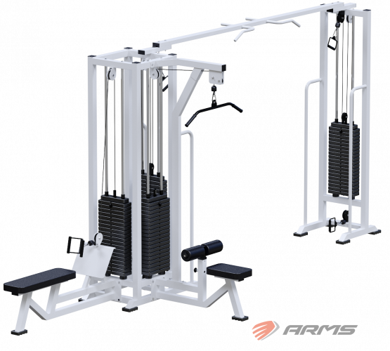 КупитьБлочная станция с кроссовером (стек 4 х 100 кг) AR091 х 4 х 100