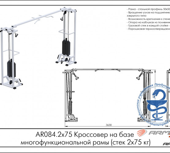 Кроссовер на базе многофункциональной рамы AR084.2х75 фото 2
