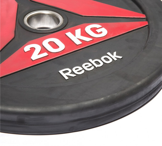 Олимпийский диск Reebok, 20 кг фото 3